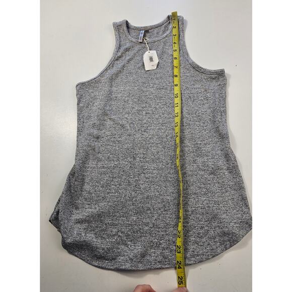 NWT banana republic XS heathered grey tank stretch soft layering top NEW career - Picture 7 of 7